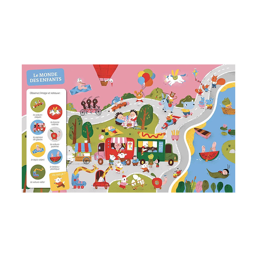 Livre "Cherche et trouve des tout-petits - Les véhicules" 