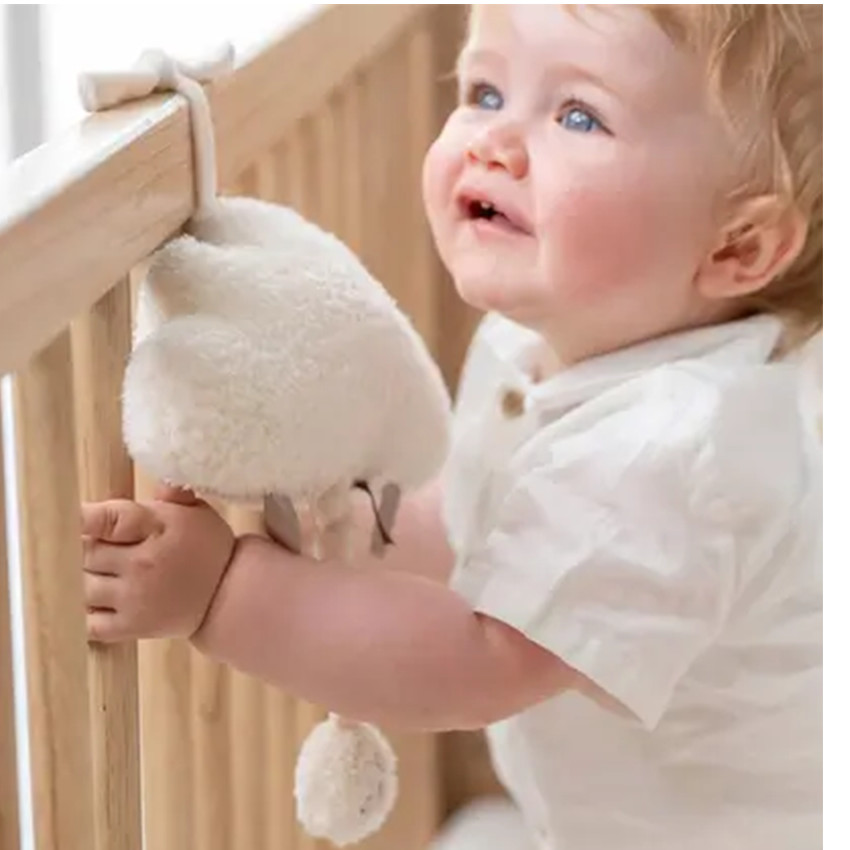 Muzikale knuffel - Wolk Teddy - Ecru - 15 cm 