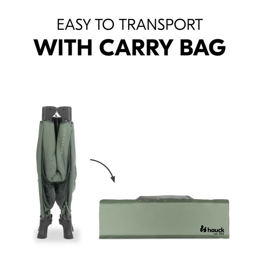 Parc-lit de voyage + matelas Sleep N Play SQ Dark Green 