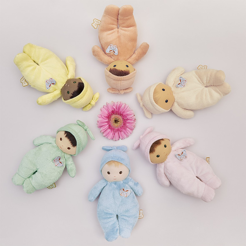 Poupon en tissu Tendre Bébé jasmin 