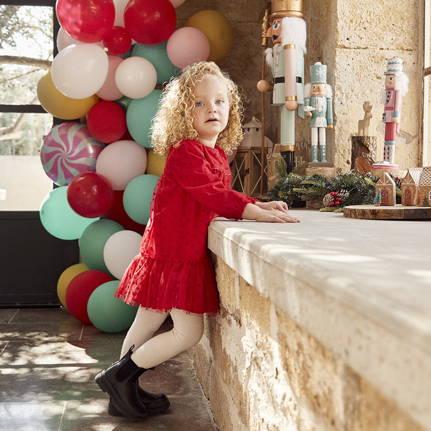 Robe Rouge Robe Pour Noel Bebe Fille Robe Rouge Robe De Fete Noel