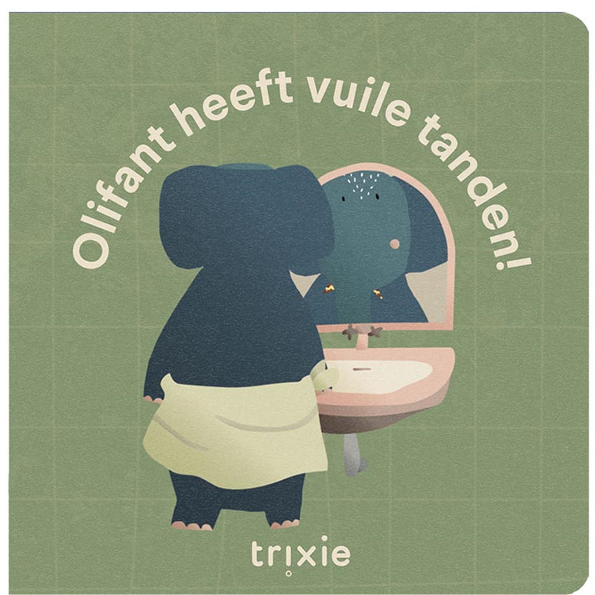 Livre de conte - Olifant heeft vuile tanden - Uniquement en Néerlandais 