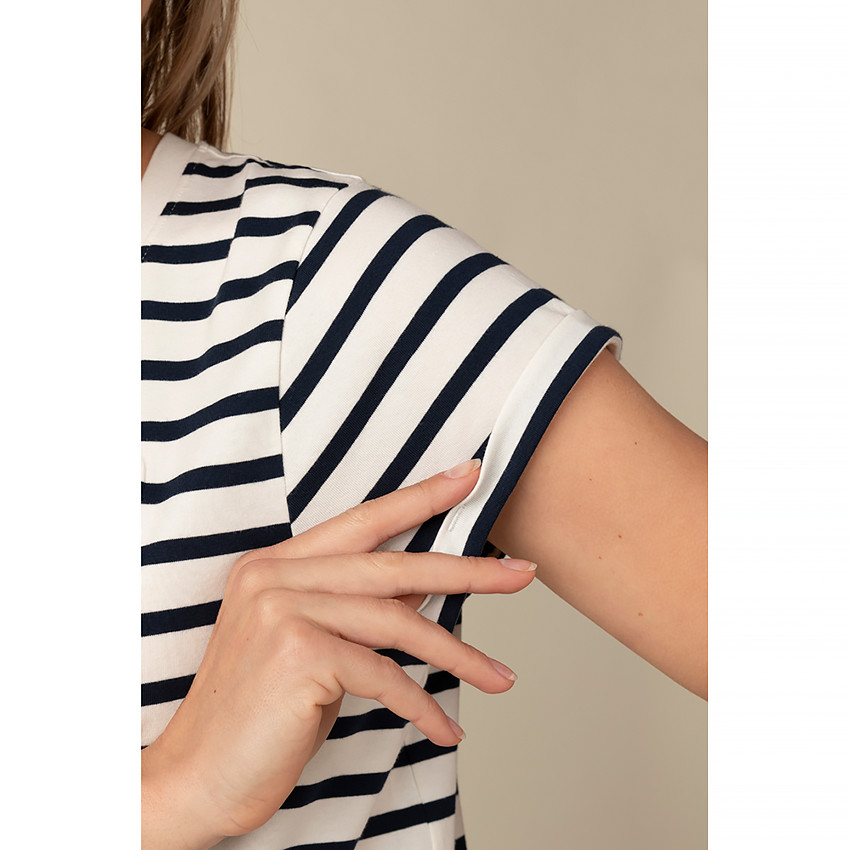 T-shirt de grossesse manches courtes pour pyjamas 