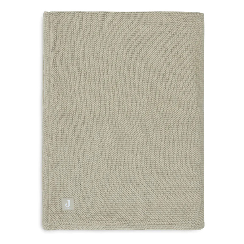 Couverture berceau Basic Knit Fleece 75x100 cm - Vert Olive 