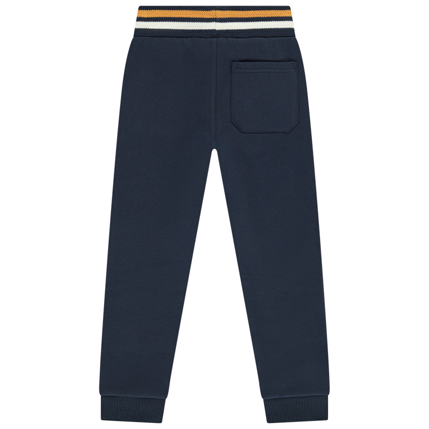 Pantalon de jogging en molleton avec ceinture rib rayé pour garçon 