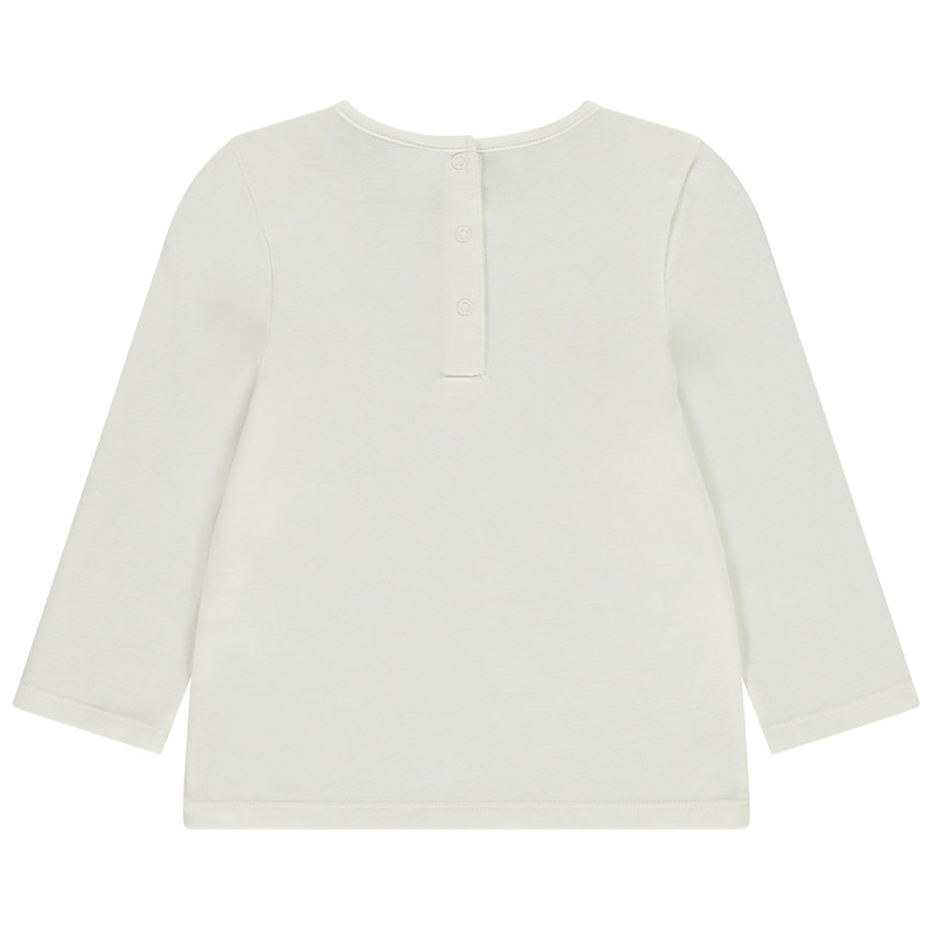 T-shirt met lange mouwen en fantasieprint voor meisjes 