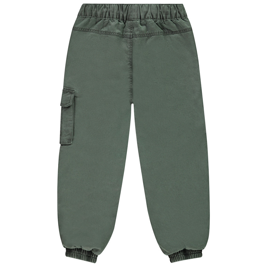 Jongens cargo broek van stof 