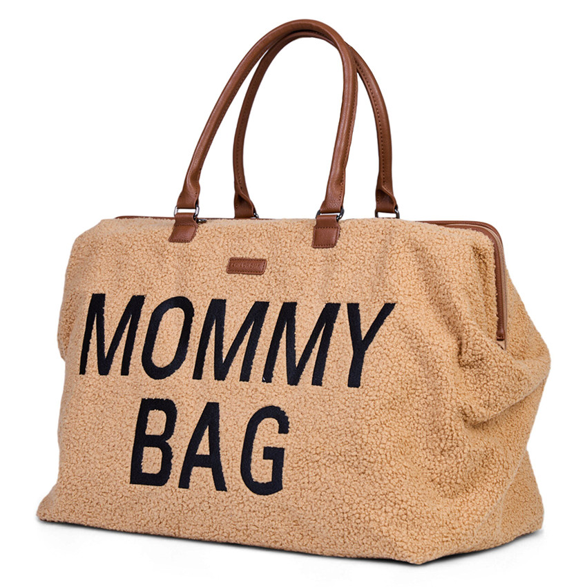 Sac à langer Mommy Bag large Teddy Beige 