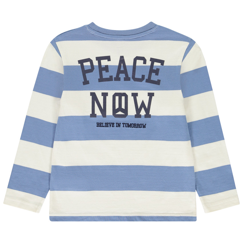 Lange mouwen fantasiet-shirt met strepen voor jongens 