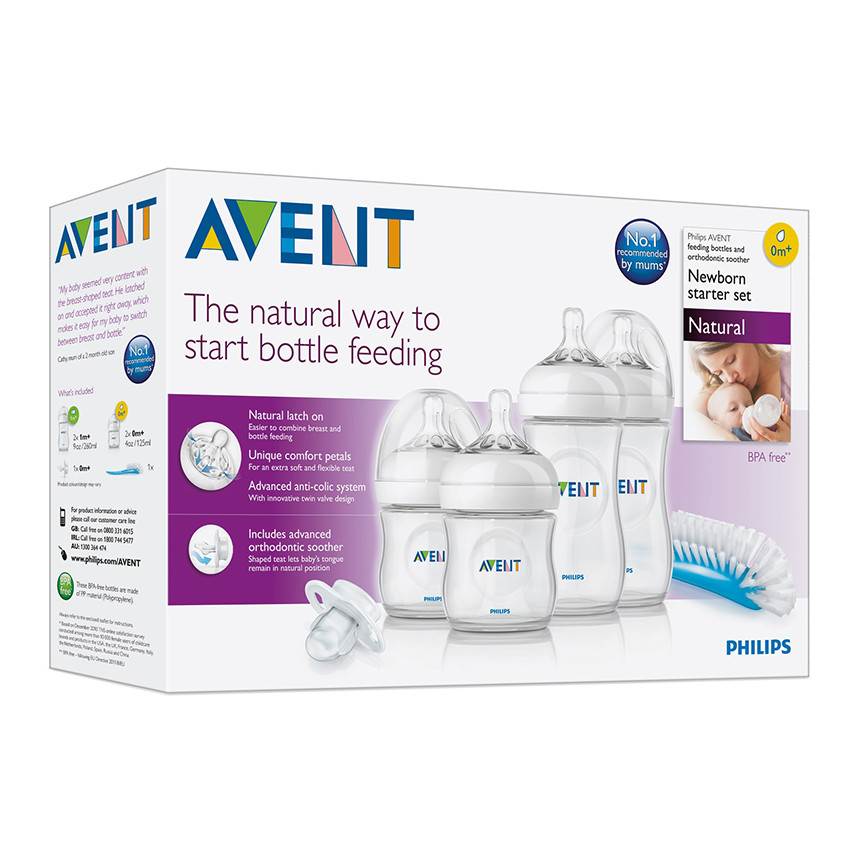 Kit biberons nouveau-né Natural 