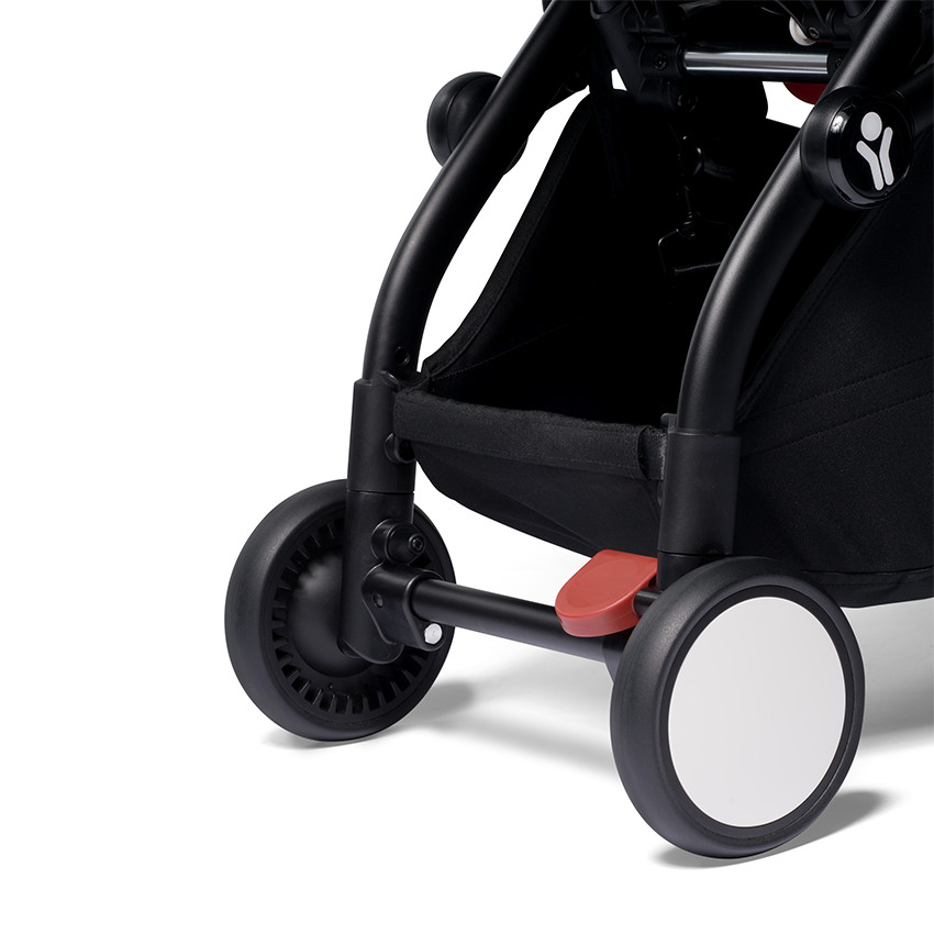 Volledige kinderwagen YOYO² nieuwe 0+ en 6+ pack zwart onderstel - Zwart 