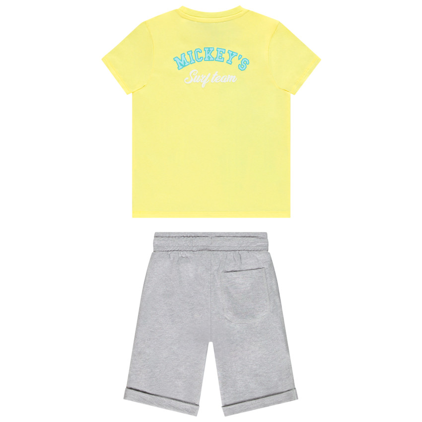 Ensemble de plage t-shirt + bermuda Mickey Disney pour garçon 