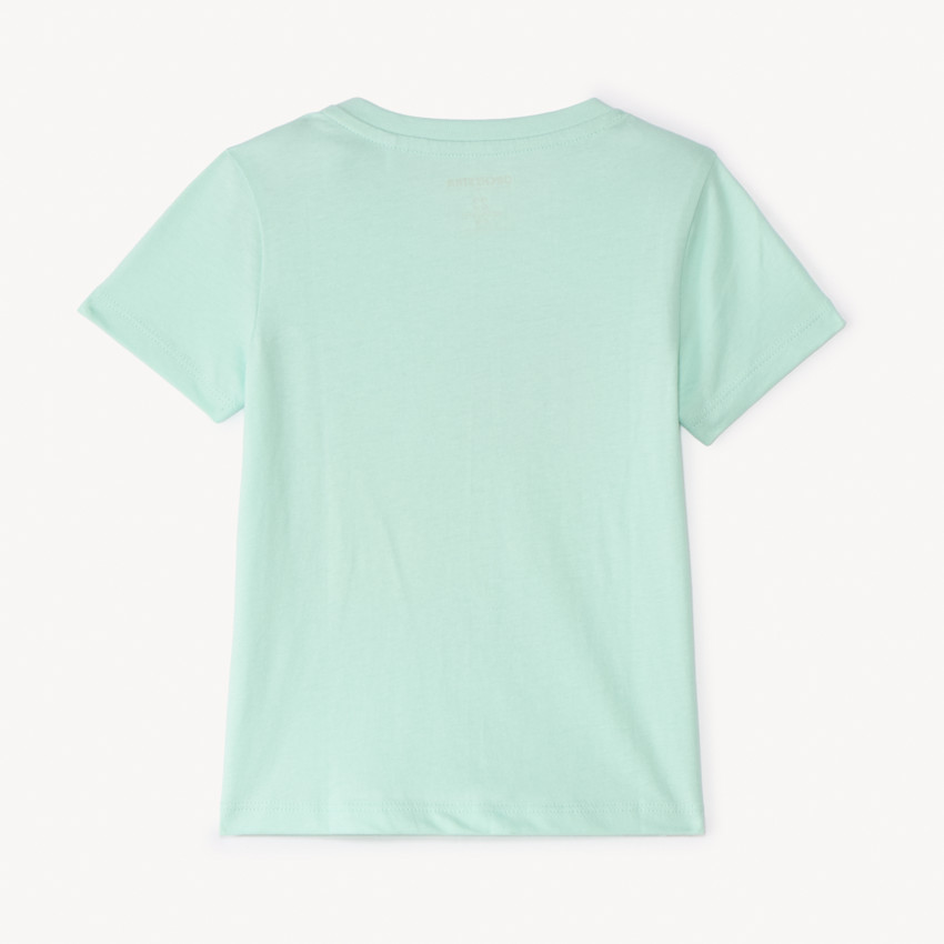 T-shirt manches courtes uni print fantaisie pour bébé garçon 