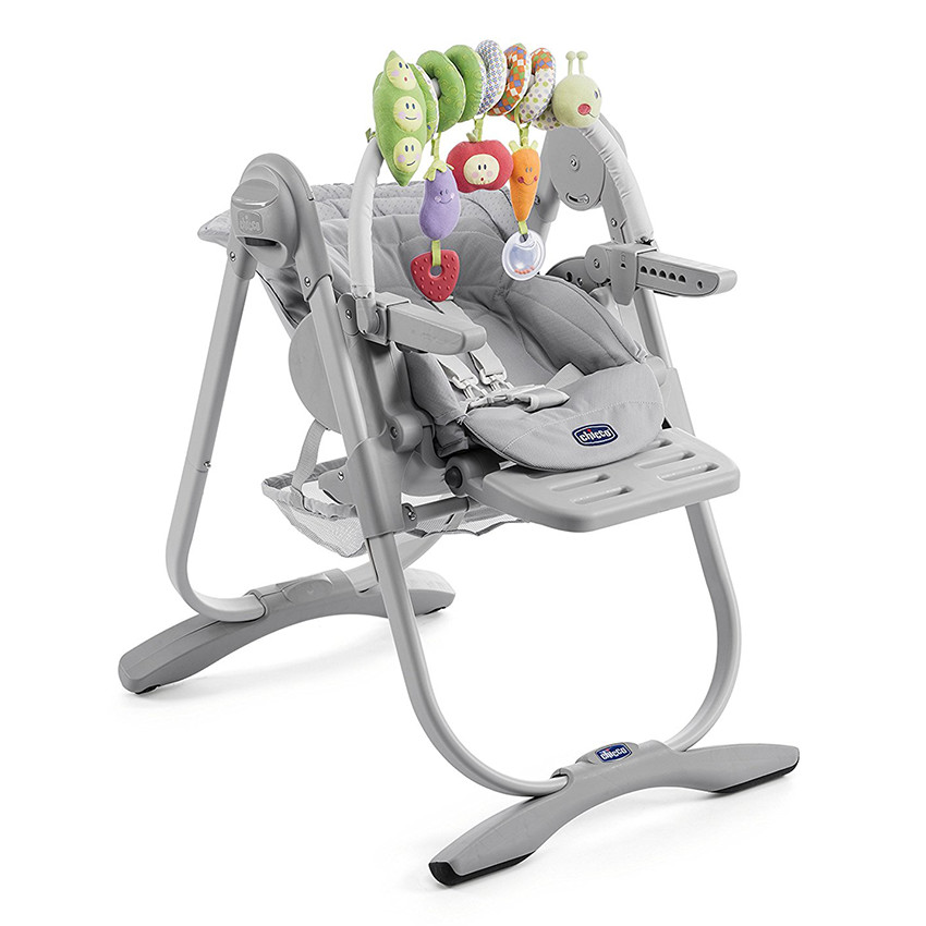 Hoge Stoel Polly Magic - Licht Grey 