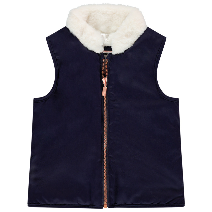 2-in-1-parka met sherpa voering en zakken voor baby meisjes. 