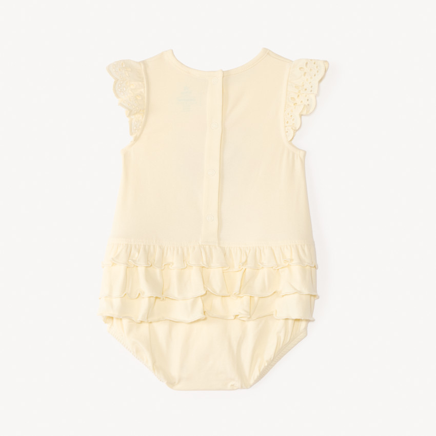 Barboteuse à broderie anglaise Minnie Disney pour bébé fille 