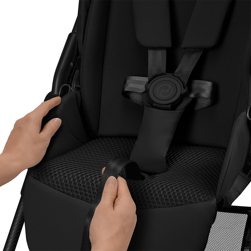Poussette compacte ultralégère Melio 2026 - carbon/magic black 