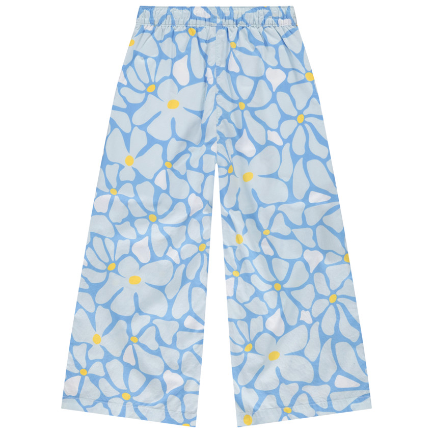 Flared broek met bloemenprint voor meisjes 