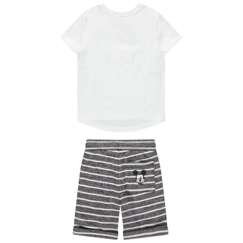 Set van speels T-shirt met Mickey Disney-print 