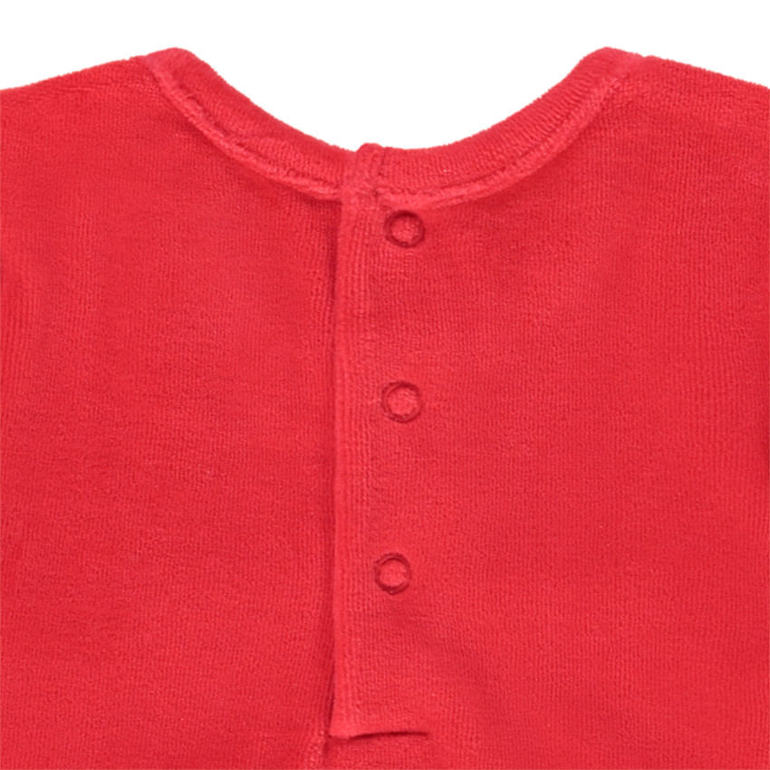 Kerstpyjama 2-delig in fluweel voor baby 