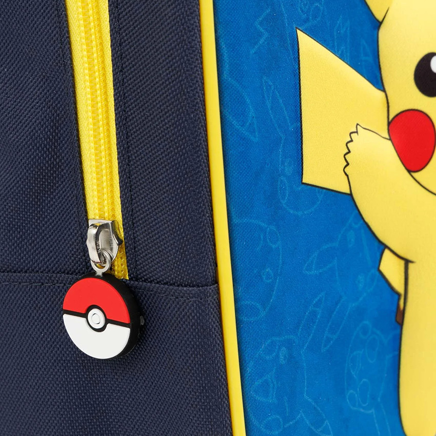Sac à dos enfant Pokémon Pikachu 32cm – bleu et jaune 