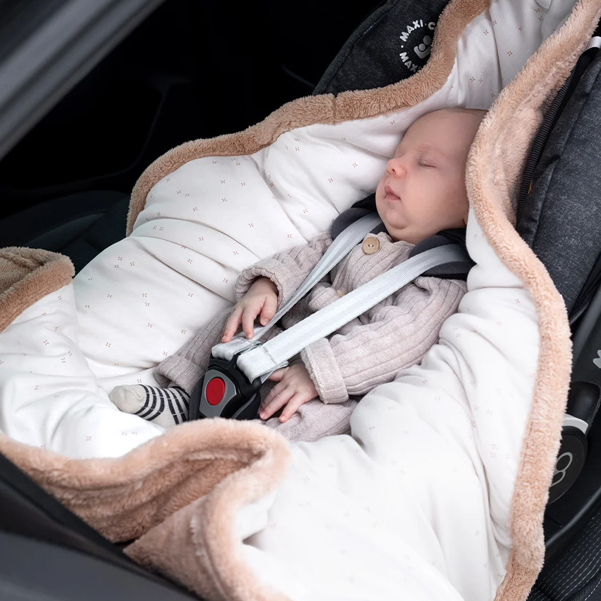 Wikkeldeken Pady Softy + Jersey Natural 0-12M 