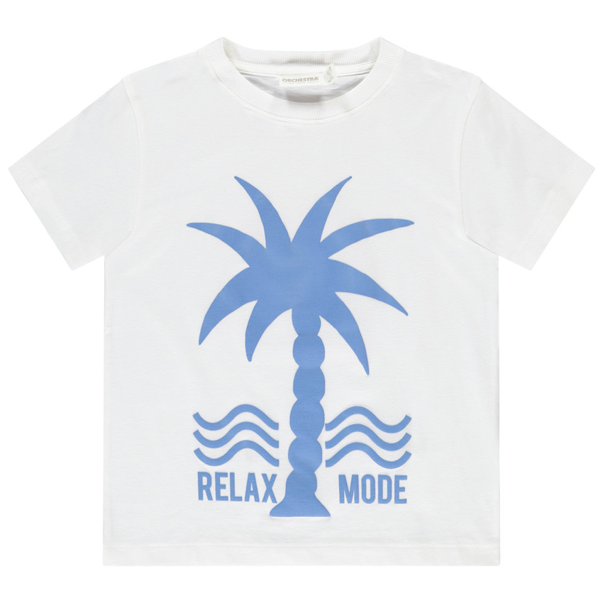 T-shirt manches courtes palmier pour garçon  