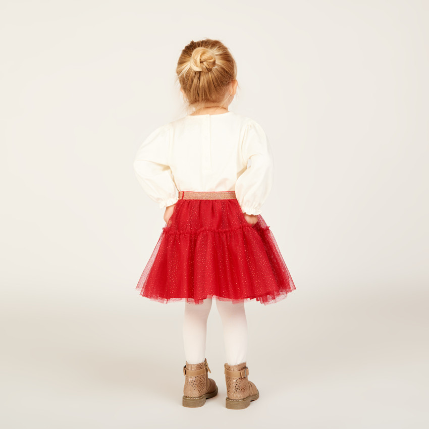 T-shirt met lange mouwen voor meisjes met print 