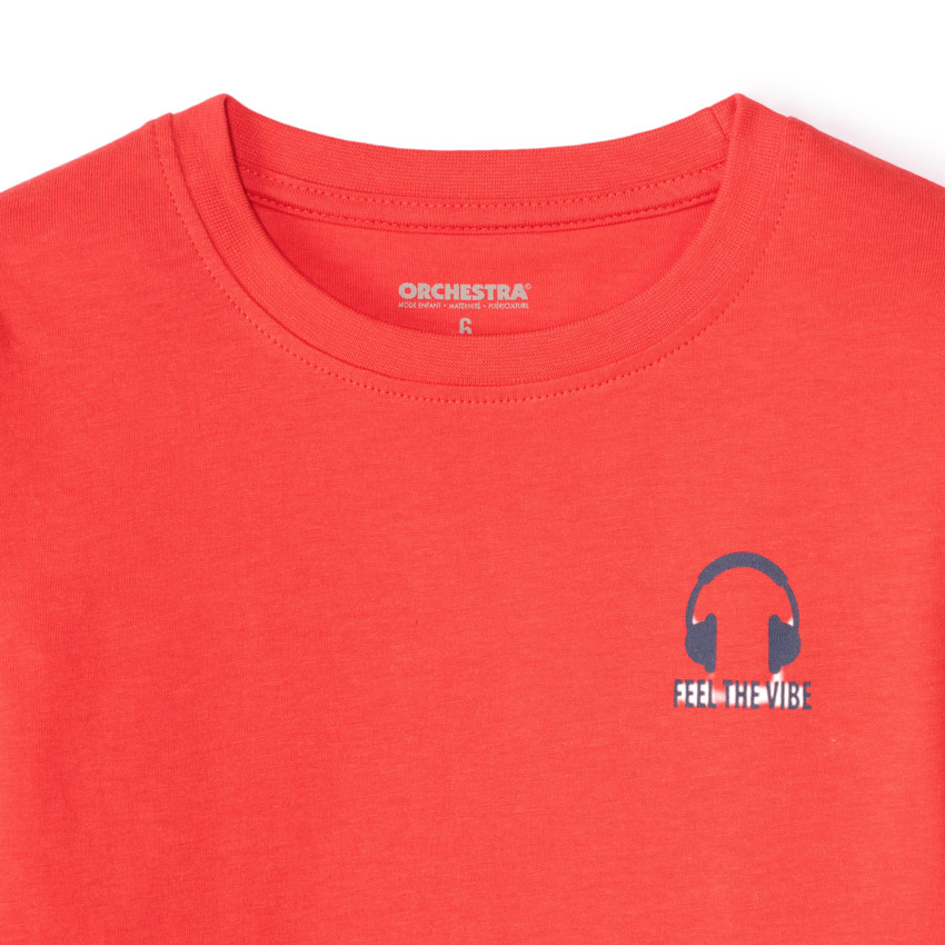 Set van 3 t-shirts met lange mouwen en print van een helm voor jongens 