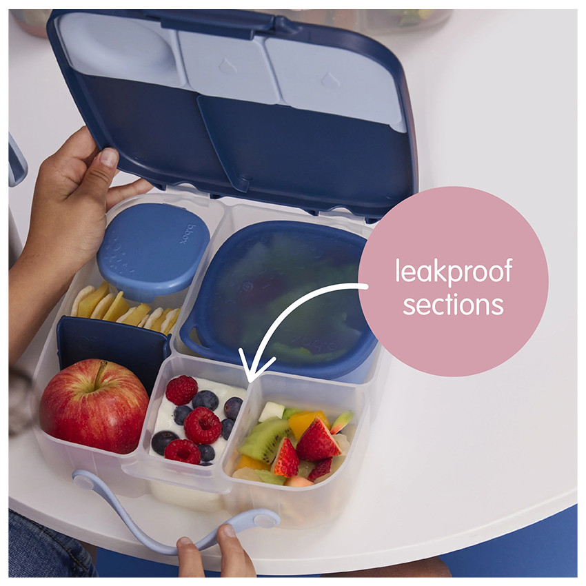Lunchbox 2L plusieurs compartiments Twist Lemon 