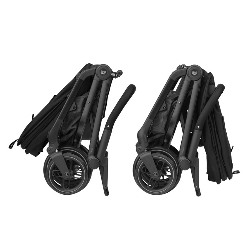 Poussette ultra-compacte Leona² twillic black 