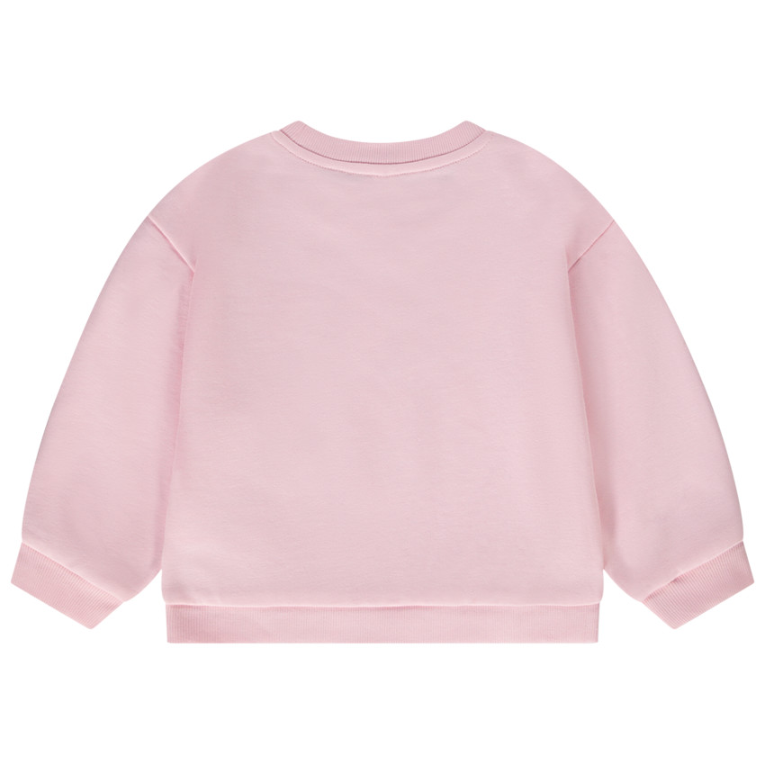 Sweat oversize en molleton motifs cœurs pour bébé fille 