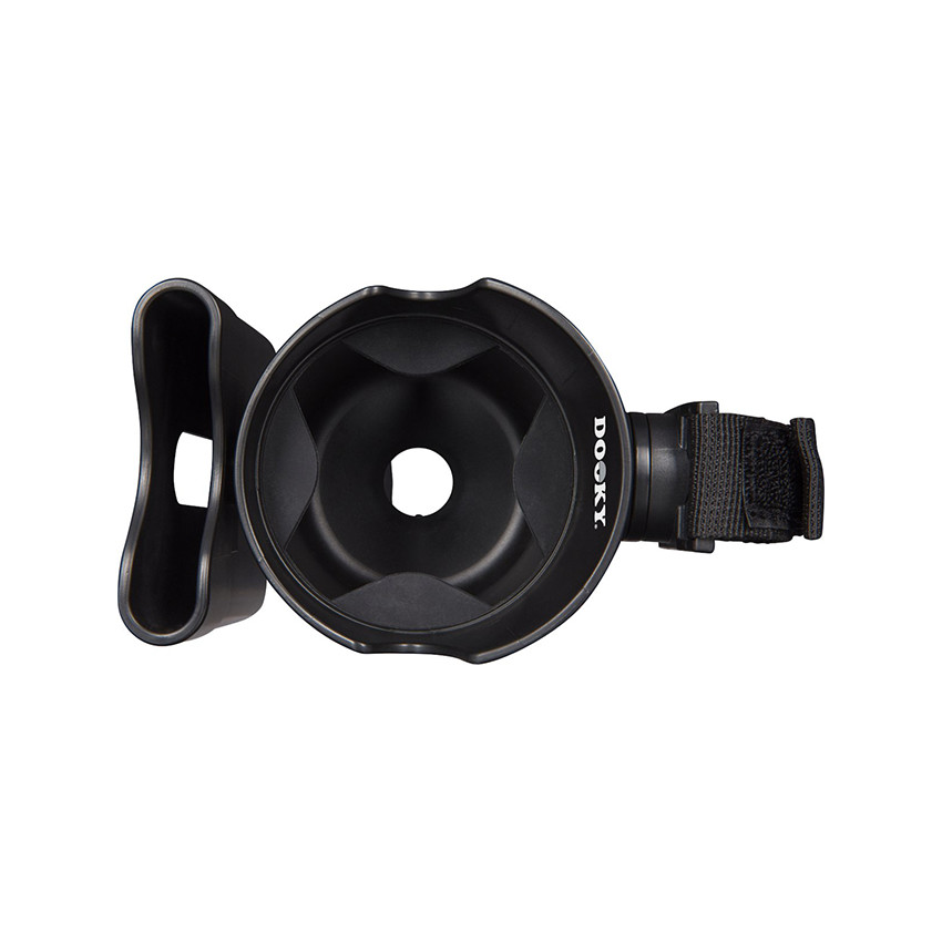 Beker en telefoonhouder 2-in-1 voor kinderwagen Zwart  