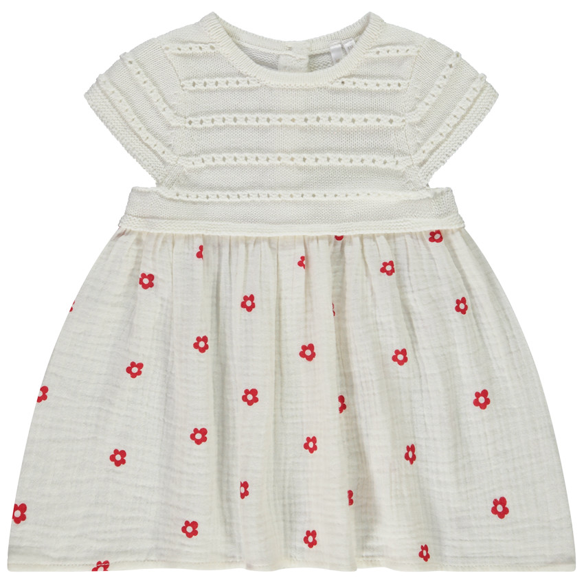 Jurk 2-in-1 met bloemen voor meisjes 