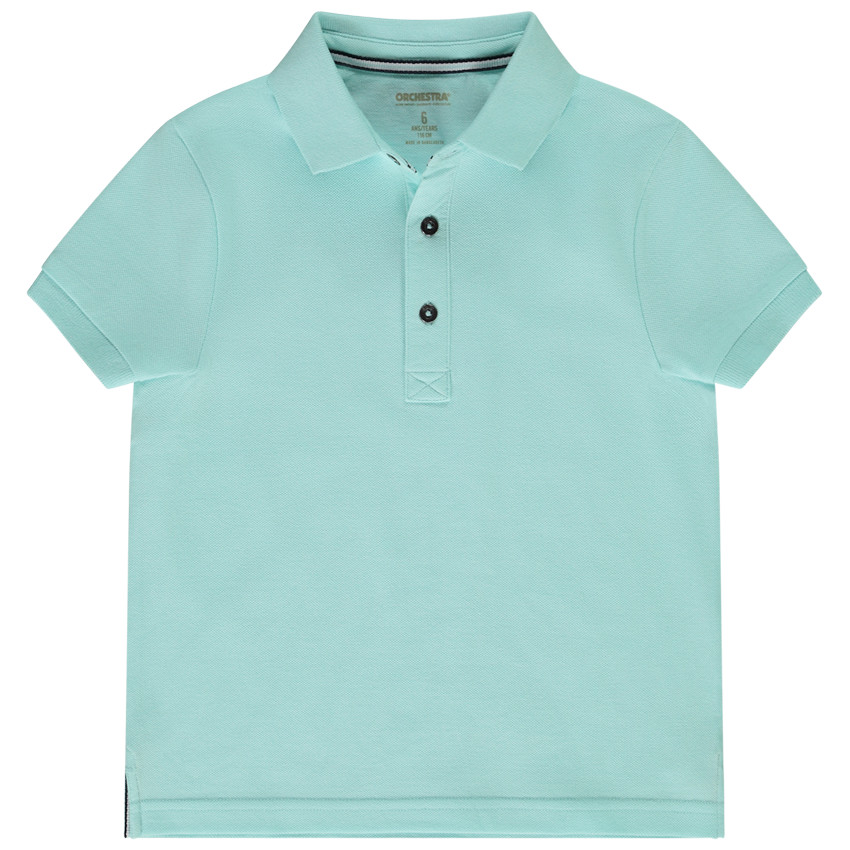 Polo korte mouwen effen voor jongen 