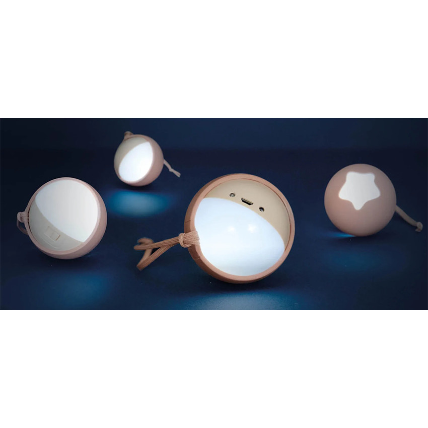 Nachtlampje Little Moon oplaadbaar Beige 