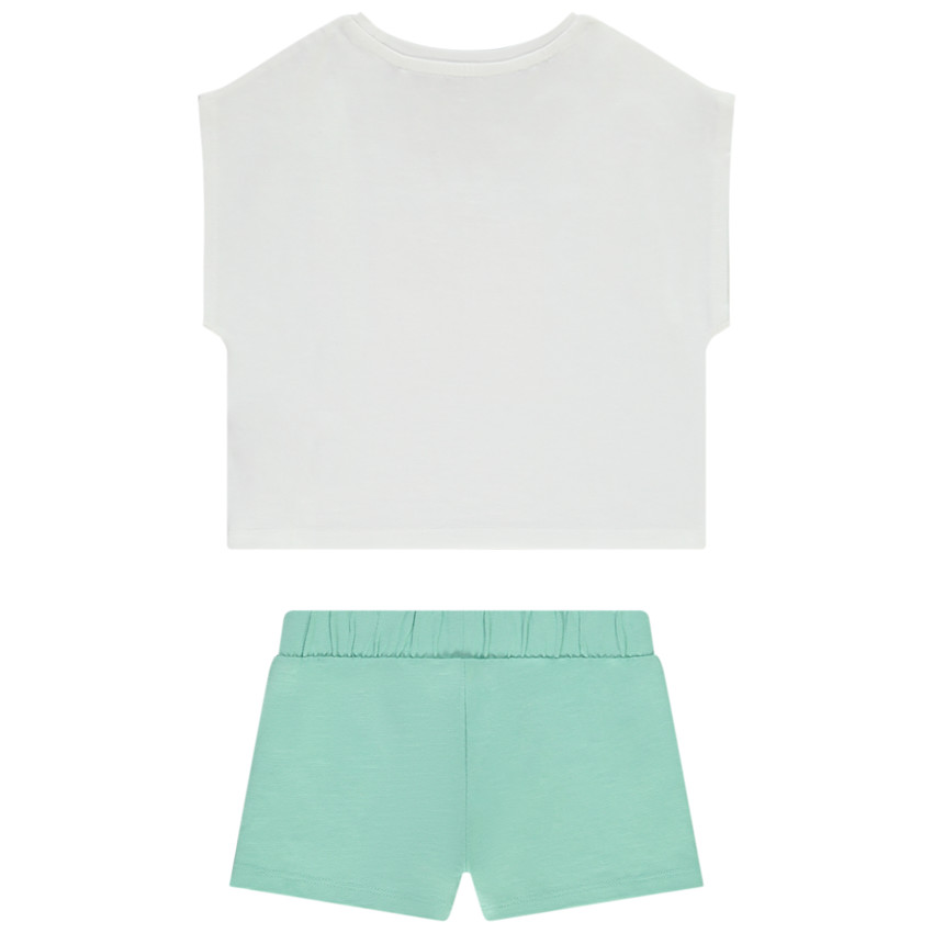 Ensemble court 2 pièces print Fée Clochette Disney pour fille 