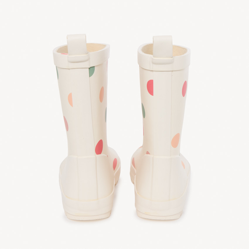 Laarzen van regen met stippen voor meisjes 