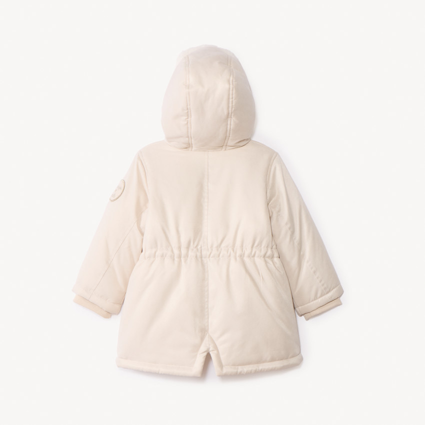 Parka Grand Froid met sherpa gevoerde kap voor babymeisje 