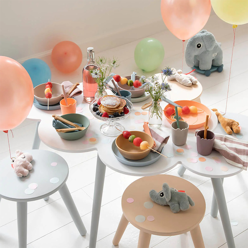 Lot de 4 cuillères Kiddish Lalee bleu 