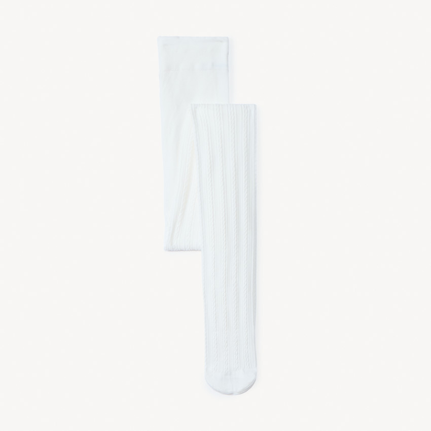 Panty met dikke gedraaide effect voor meisjes 