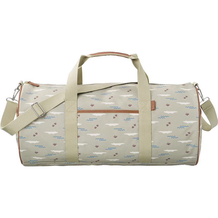 Weekendtas voor kinderen Groot Krokodil Olijf 