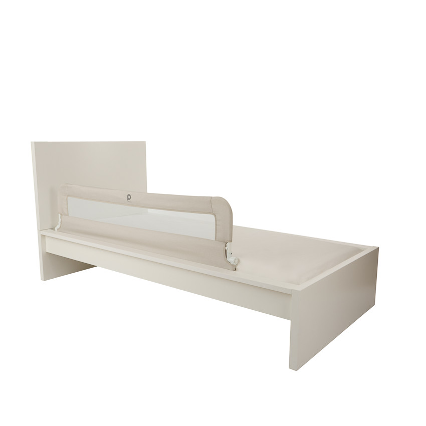 Barrière de lit filet avec poche 150 cm beige 