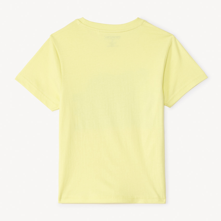 T-shirt manches courtes uni print fantaisie garçon 