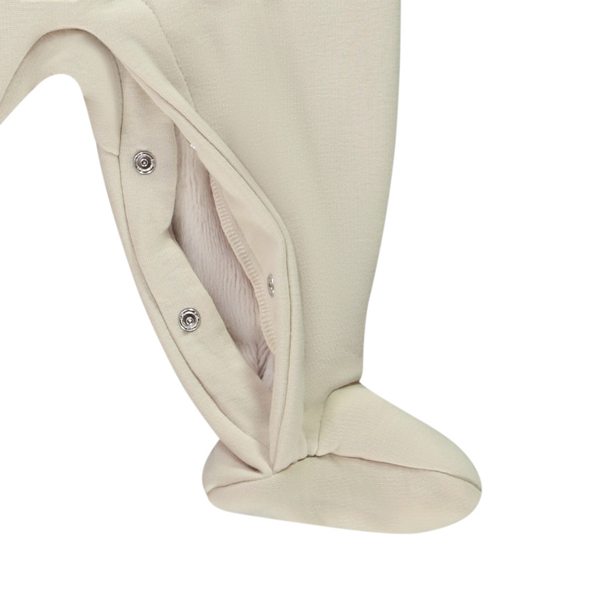 Dors-bien en velours avec print Batman Warner pour bébé garçon avec ouvertures différentes selon l'âge 