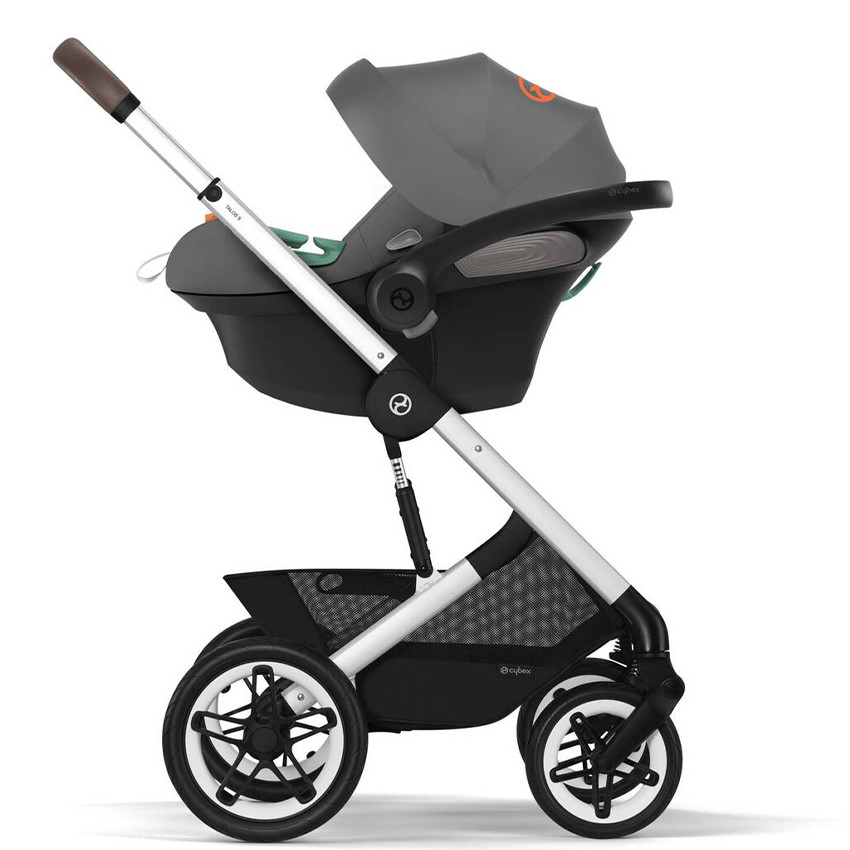 Poussette Talos S Lux Châssis Silver Stone Grey 