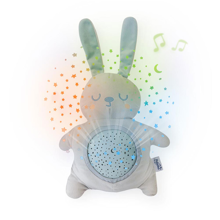 Veilleuse Projecteur d'étoiles peluche lapin Mimi Bunny 
