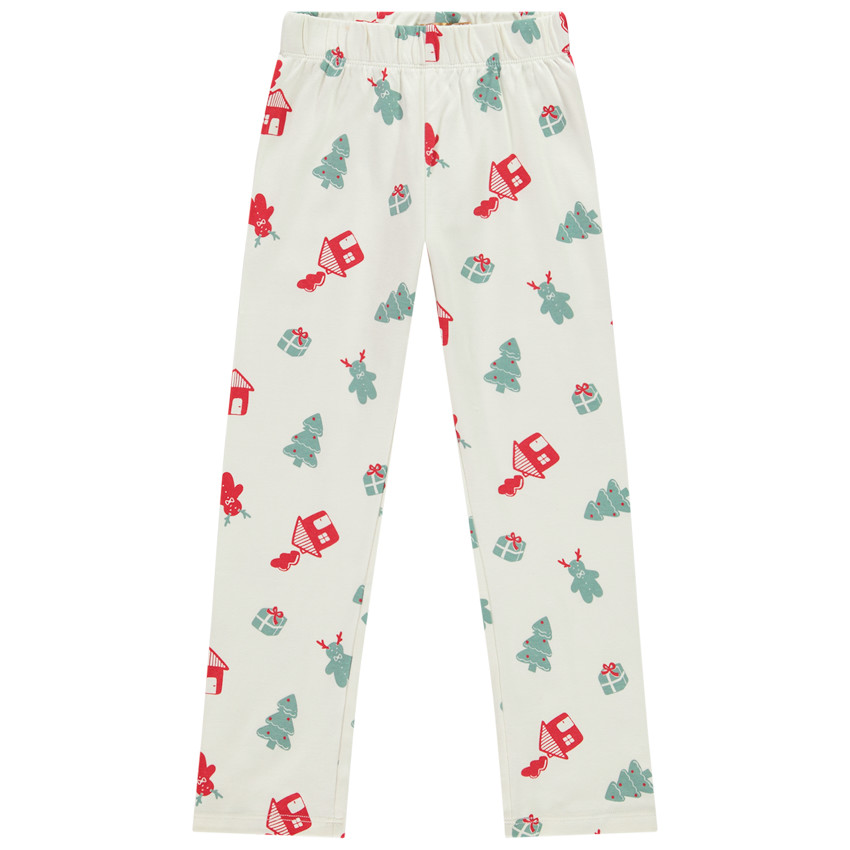 Set van 2 stukken pyjama met fantasieprint voor jongens met kerstmotief 