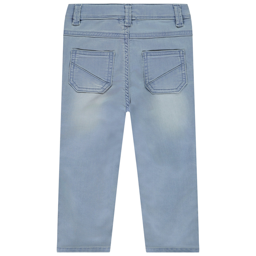 Jean ludique effet denim avec broderie pour bébé garçon 
