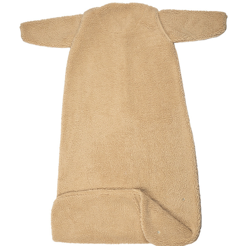 Slaapzak met mouwen 90/110cm Caramel 